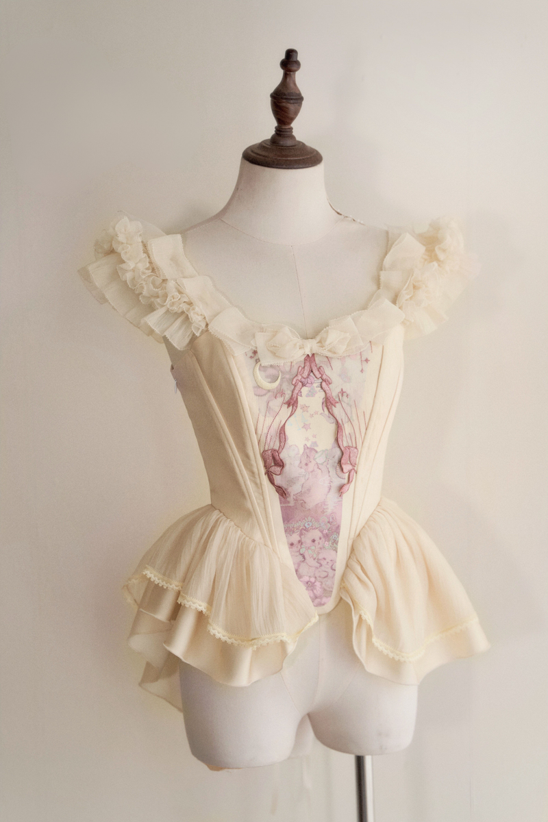 Dreamcore Ballet Lolita Top + Skirt