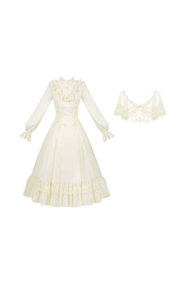 Dress + Shawl + Ribbon + Headdress