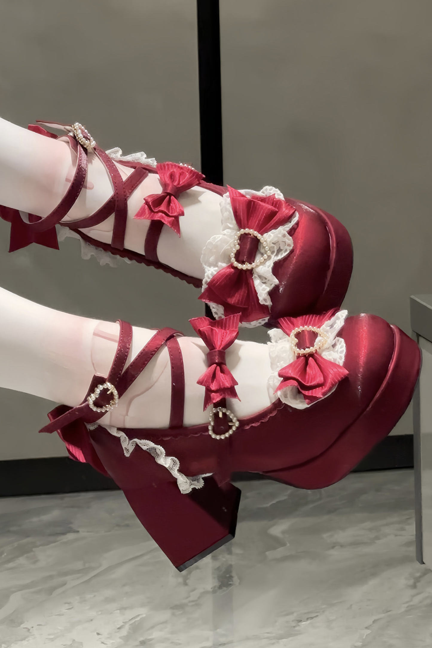 Ribbon Lolita Heels
