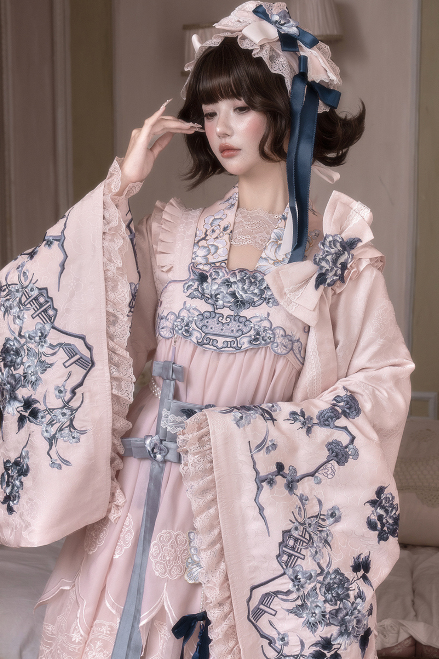 Sweet Chinese-style Cape Jacket