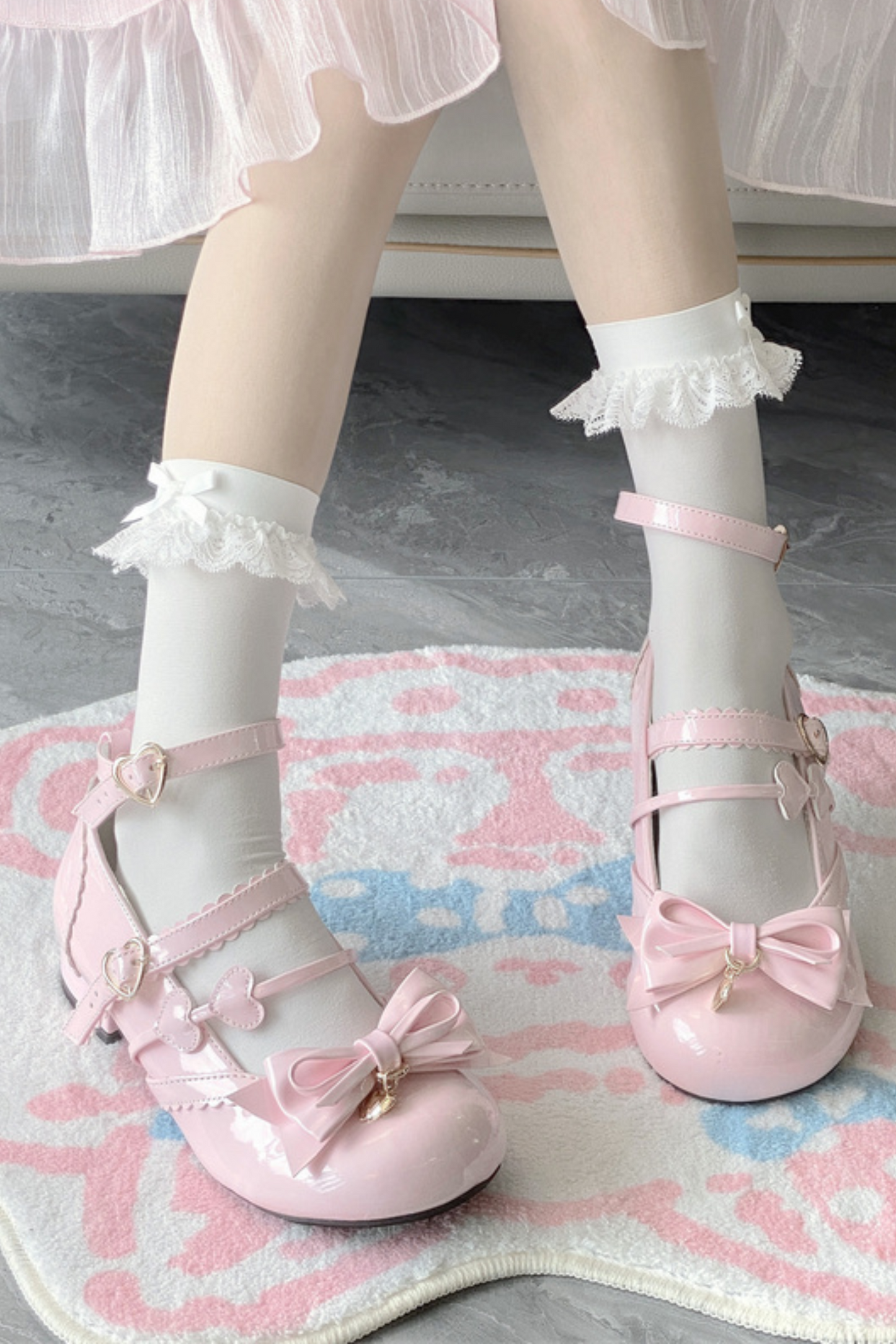 Biscuit Lolita Heel Round Toe Shoes