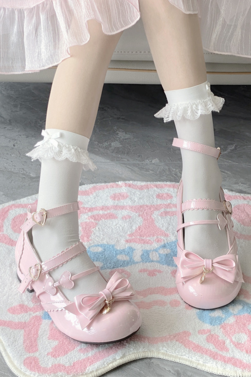Biscuit Lolita Heel Round Toe Shoes