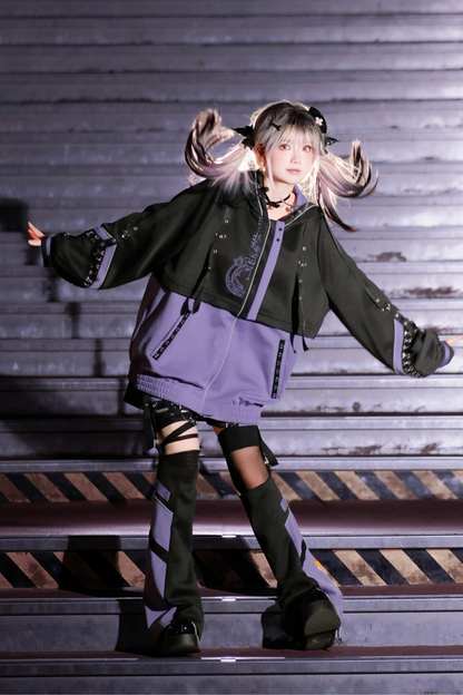 [angel Style] Cyber Technology Jacket + Shorts + Leg Covers
