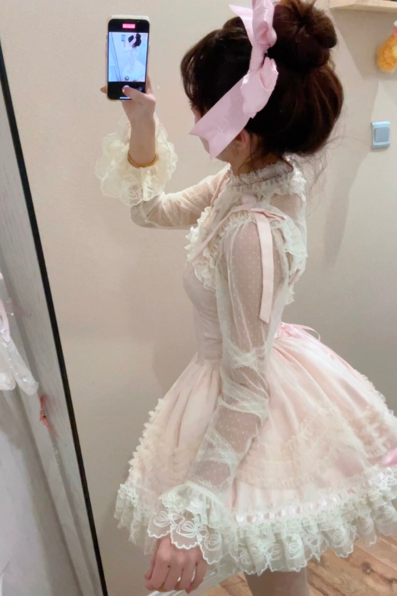 Sweet Jenny Lolita Jumper Skirt + Necklace + Hat + Headband