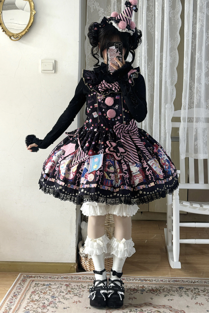 Circus Suspender Lolita Dress + Skirt