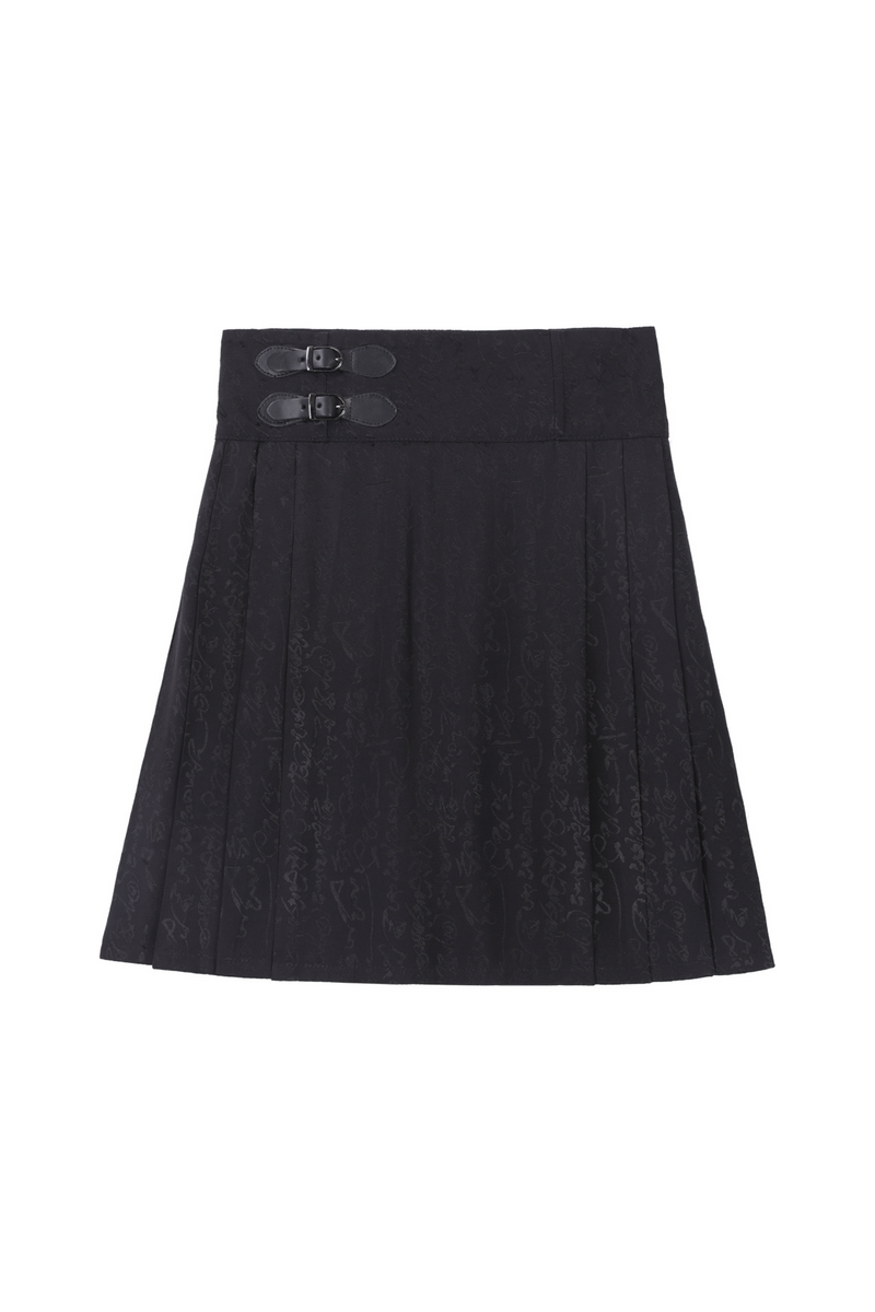 Devil's Chinese-style Jacket + Camisole + Pleated Skirt + Skirt Curtains
