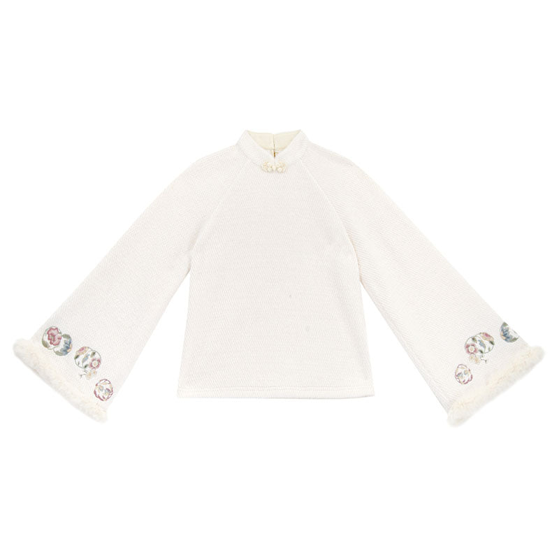 [pre-order] Stand Collar Vest and Lace Skirt Set