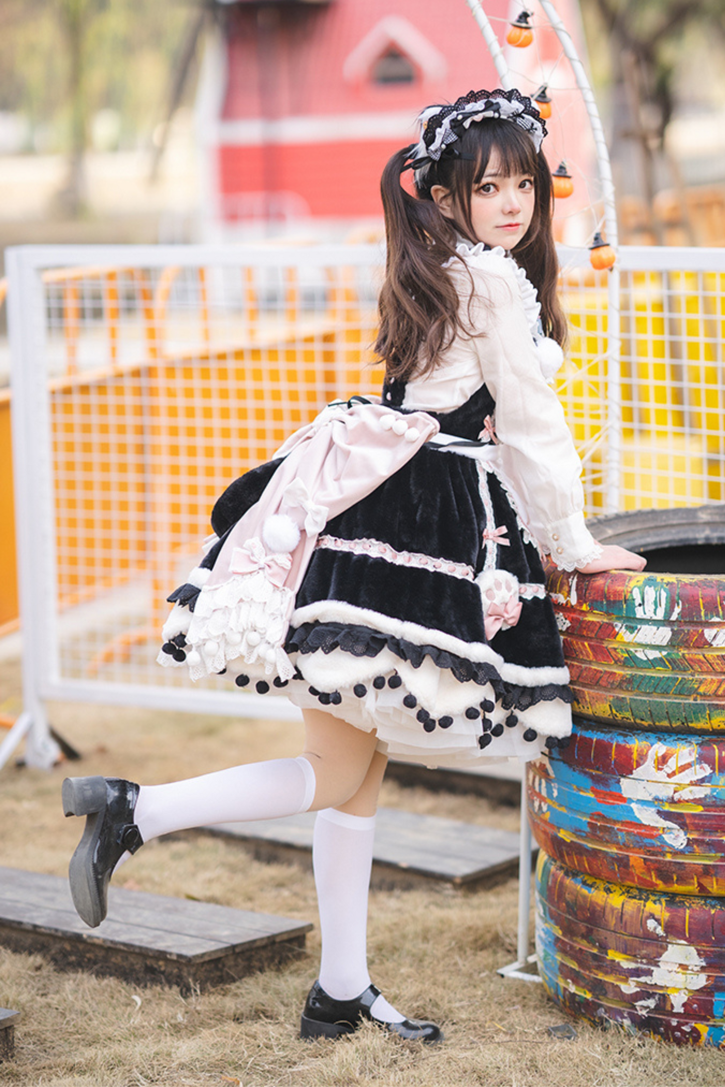Sweet Girly Cat Lolita Set