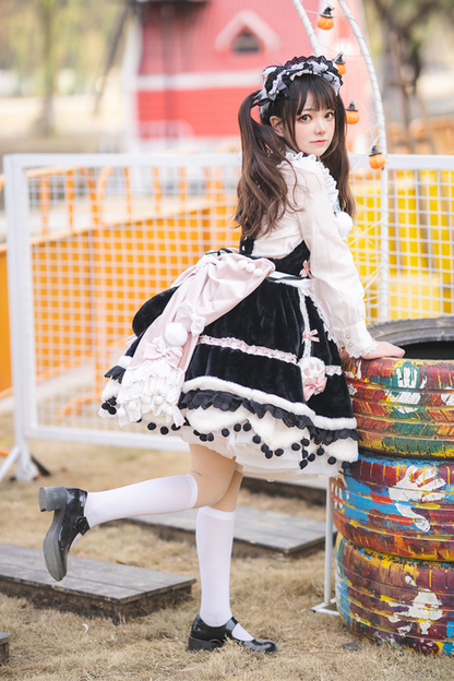 Sweet Girly Cat Lolita Set