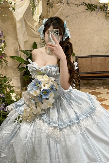 Wedding Moonlight Formal Dress + Veil