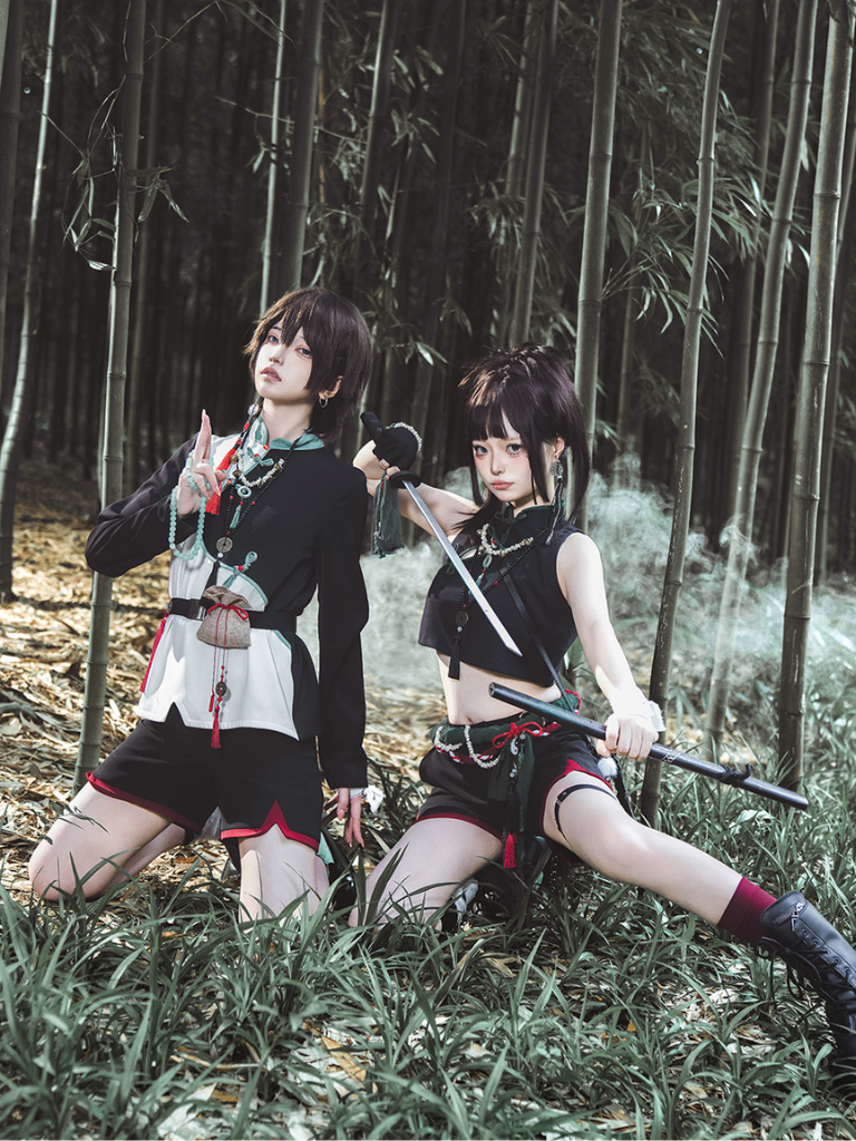 White Chinese-style Prince Lolita Set