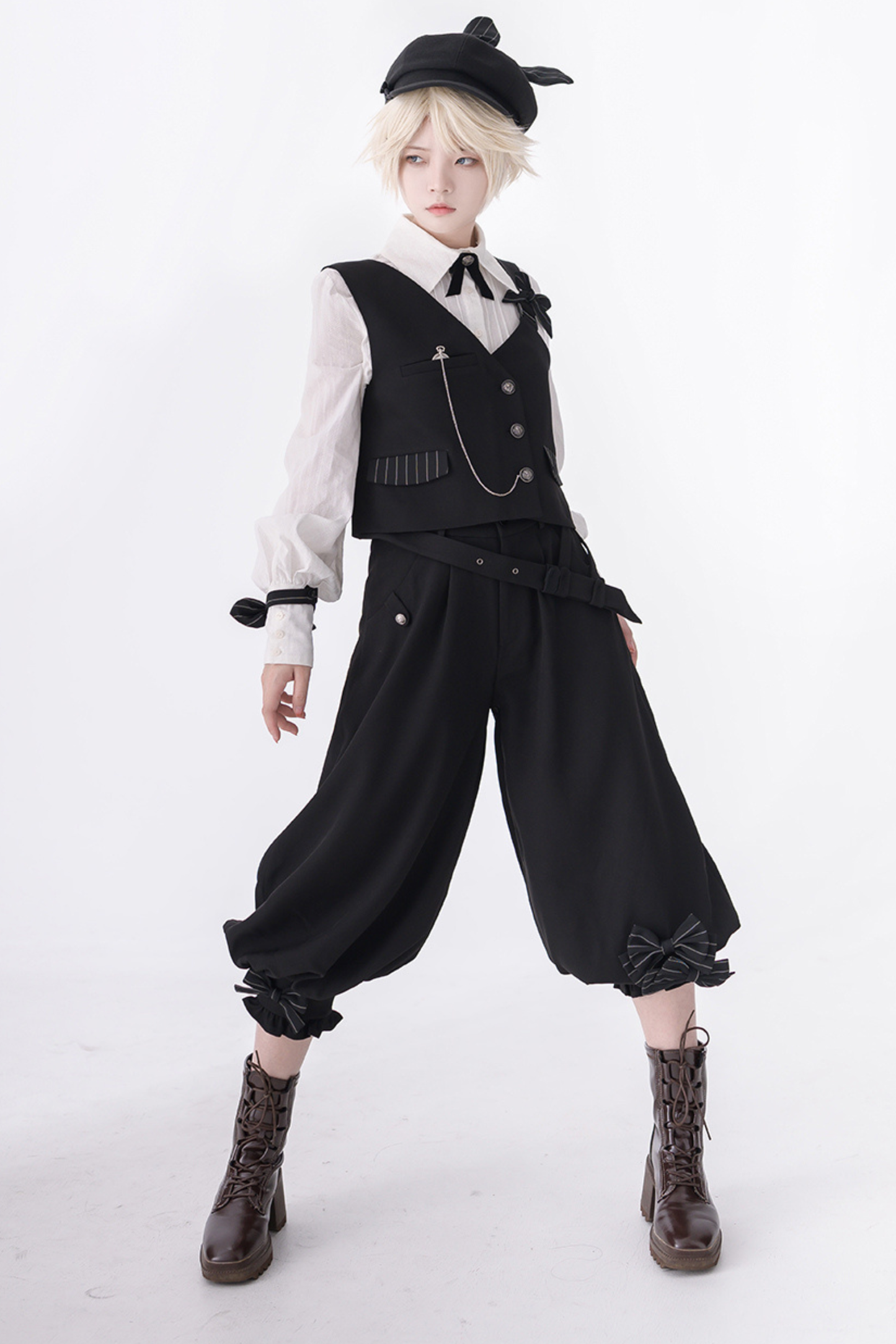 Cool Vest + Shirt + Balloon Pants