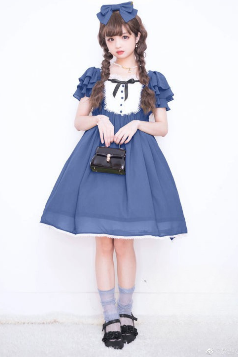 Retro Memory Flare Lolita Dress
