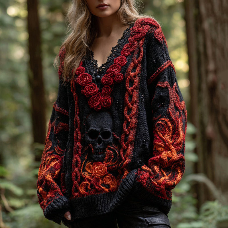 Classic Vintage Sweater with a Flattering Fit