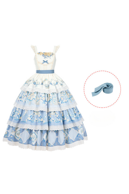 Pastoral Print Lolita Set