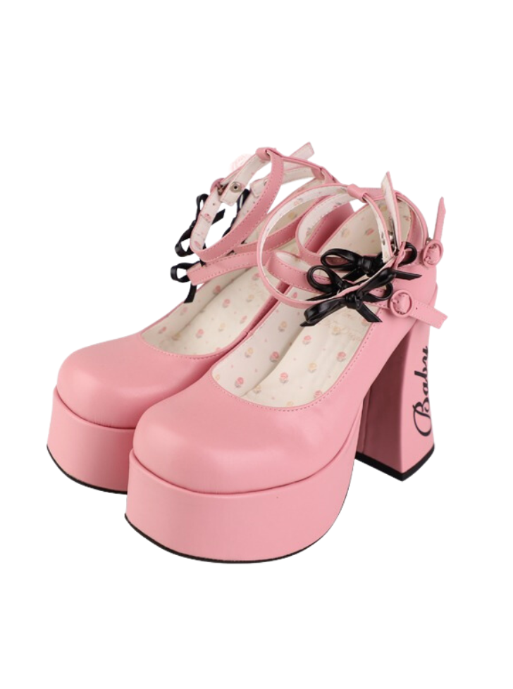 Logo Lolita Sweet Bow Shoes