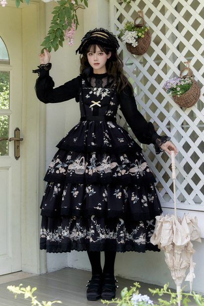 Pastoral Print Lolita Set