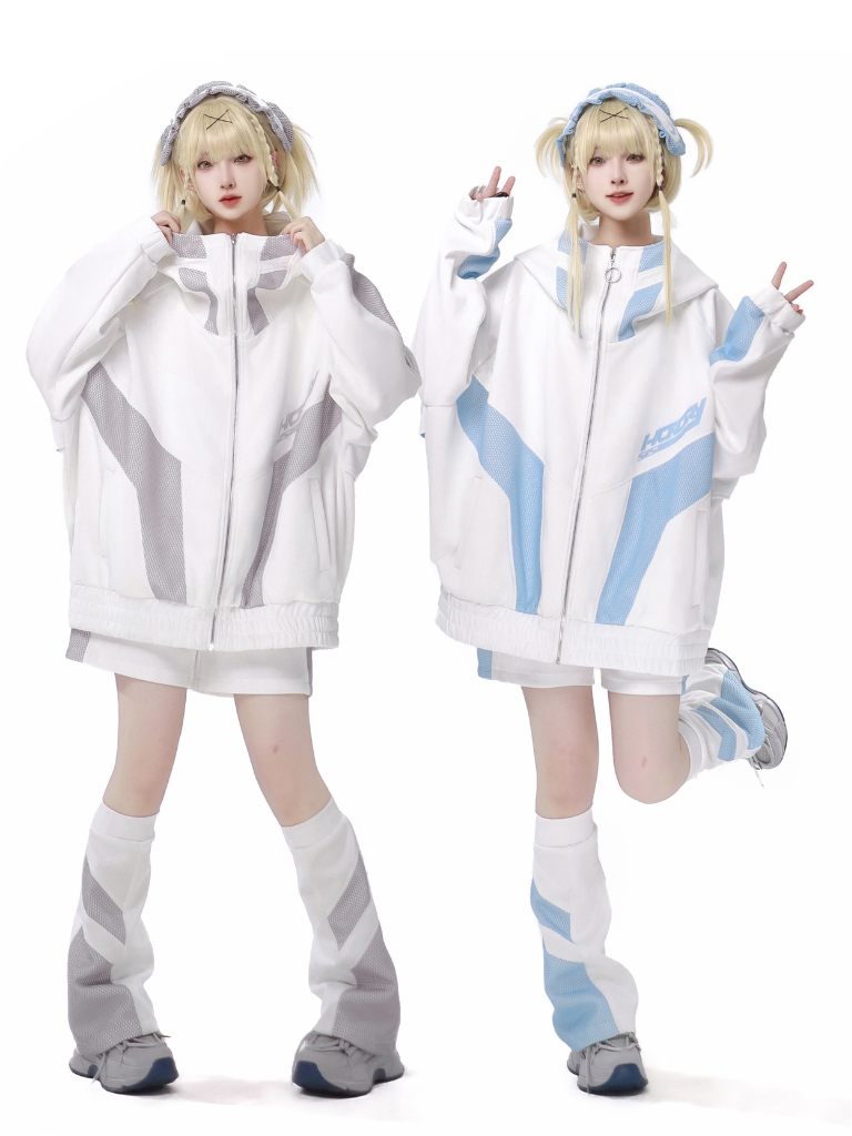 Subculture Jersey Jacket + Shorts + Headband + Leg Warmers