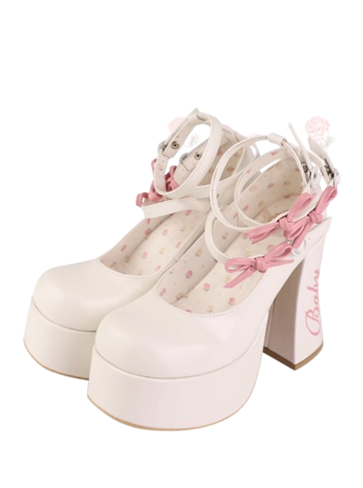 Logo Lolita Sweet Bow Shoes