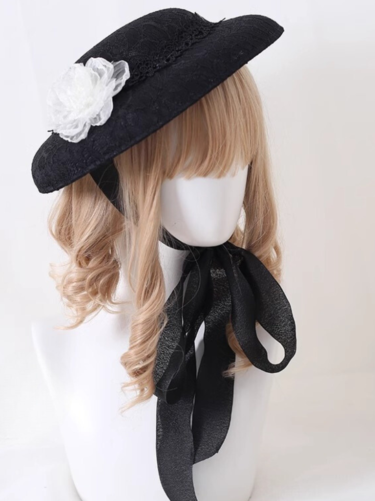 Retro Linen Flat Hat