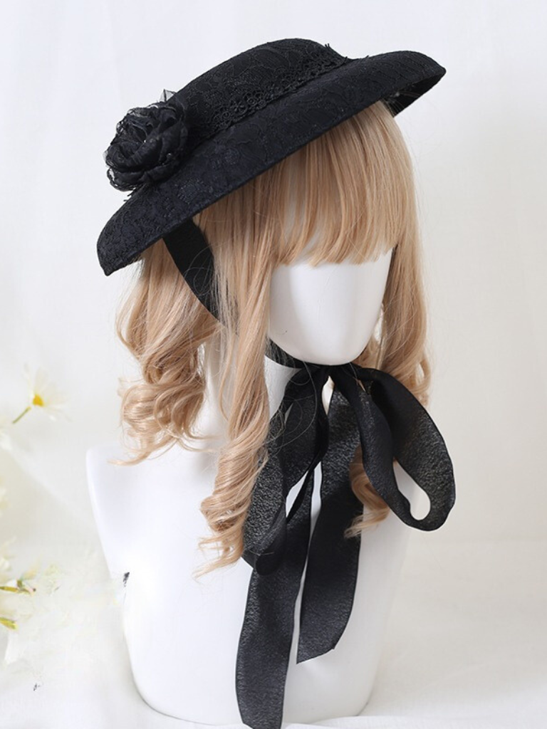 Retro Linen Flat Hat