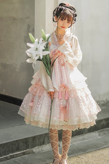 Sakura Sweet Chinese-style Lolita Dress