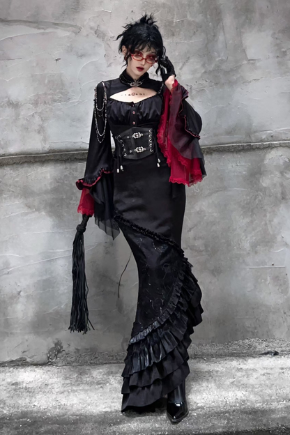Dark Flower Gothic Lolita Set