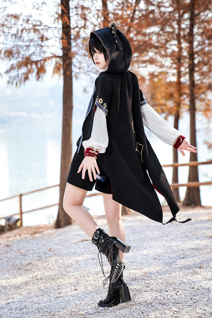 Treasure Chinese-style Element Hoodie Jacket Suit Set