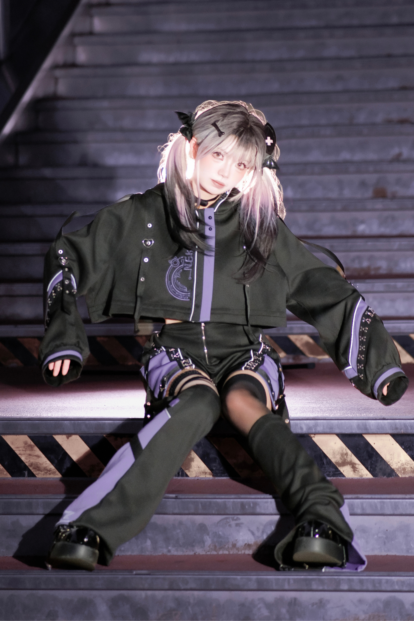 [angel Style] Cyber Technology Jacket + Shorts + Leg Covers