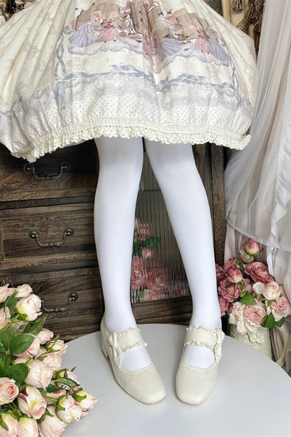 Butterfly Mid Heel Lolita Shoes