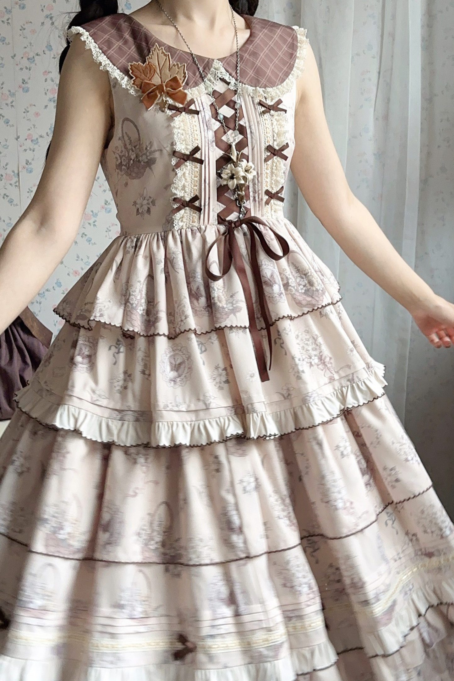 Bunning Time Lolita Dress + Doll Cardigan