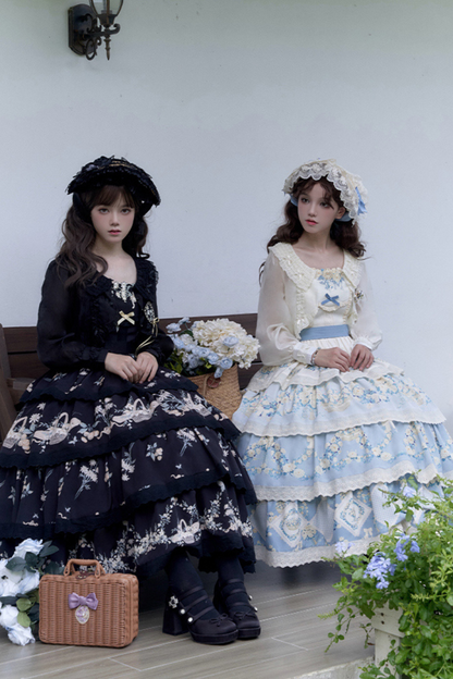 Pastoral Print Lolita Set