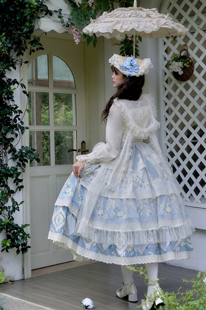 Pastoral Print Lolita Set