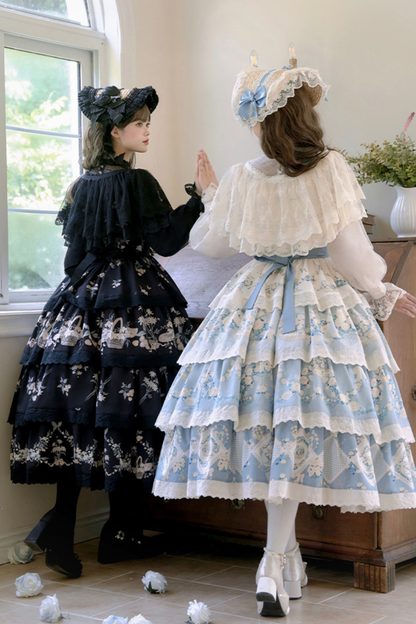 Pastoral Print Lolita Set