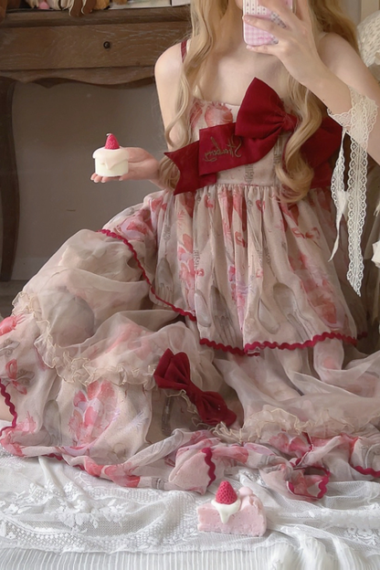 Strawberry Box Lolita Camisole Dress