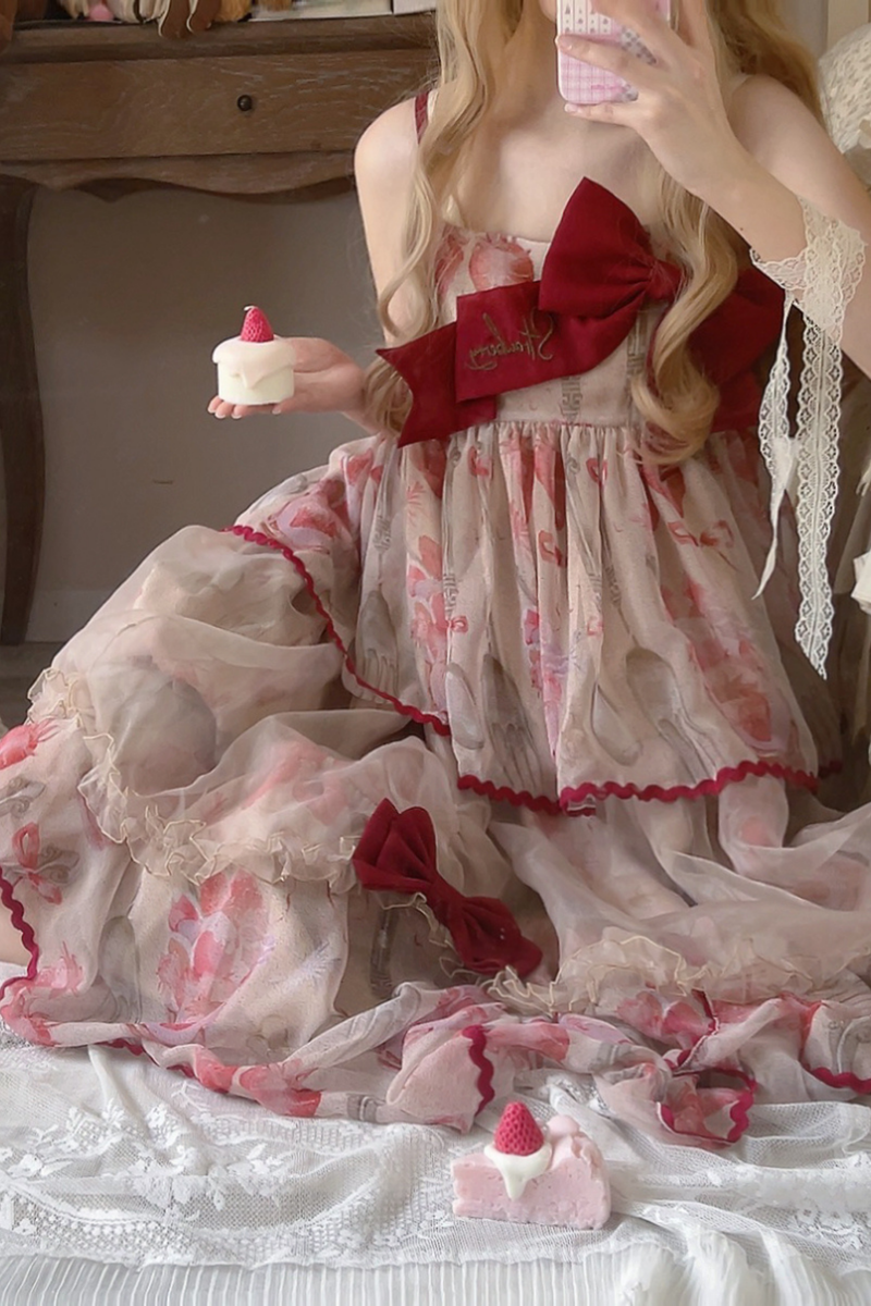 Strawberry Box Lolita Camisole Dress