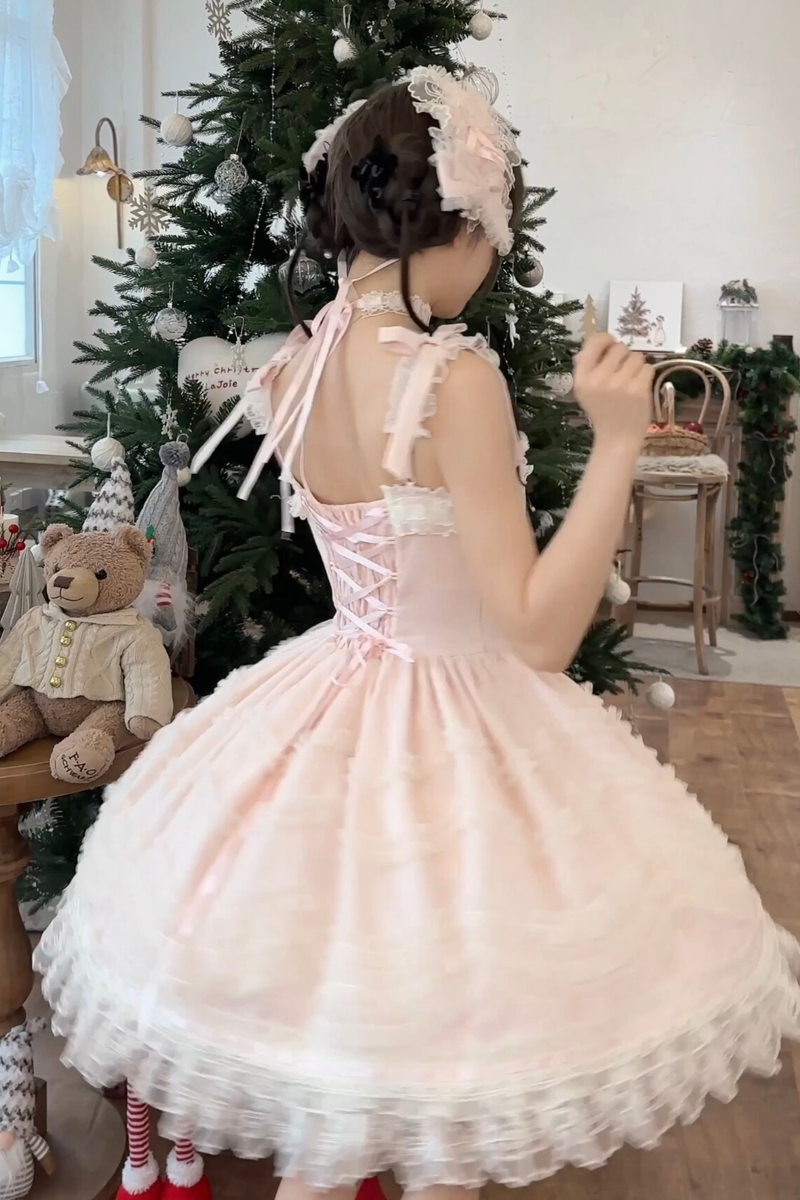 Sweet Jenny Lolita Jumper Skirt + Necklace + Hat + Headband