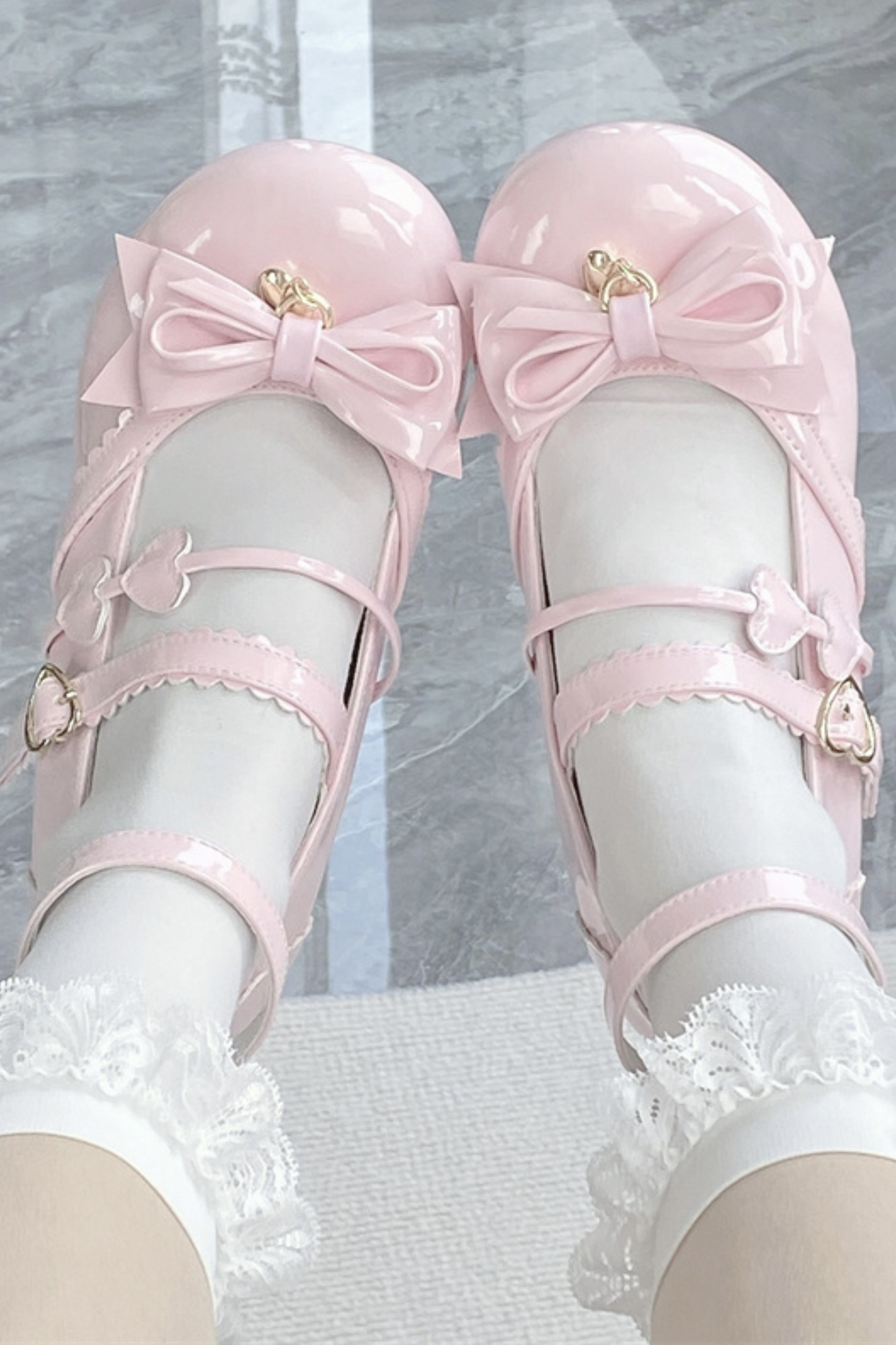Biscuit Lolita Heel Round Toe Shoes