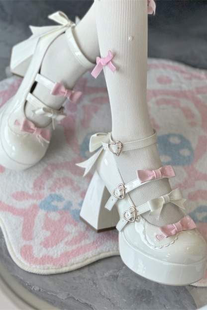 Biscuit Lolita Ribbon Shoes