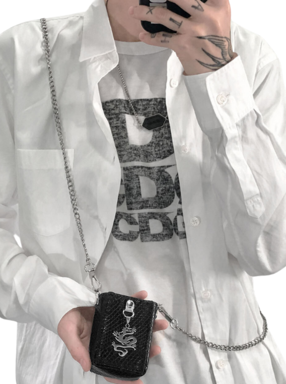 Chain Lock Punk Cigarette Case