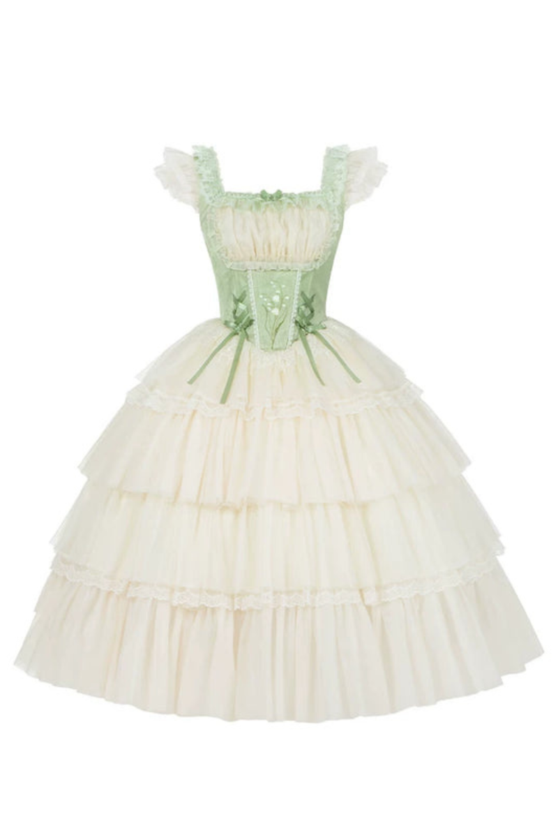 Flying Jupiter Lolita Jumper Skirt + Cardigan + Hat