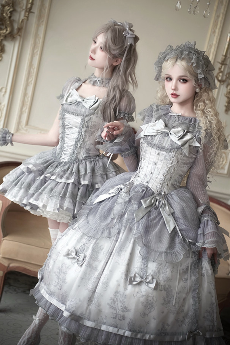 [pre-order Deadline: April 3] Gilded Fantasy Lolita Dress + Jumper Skirt