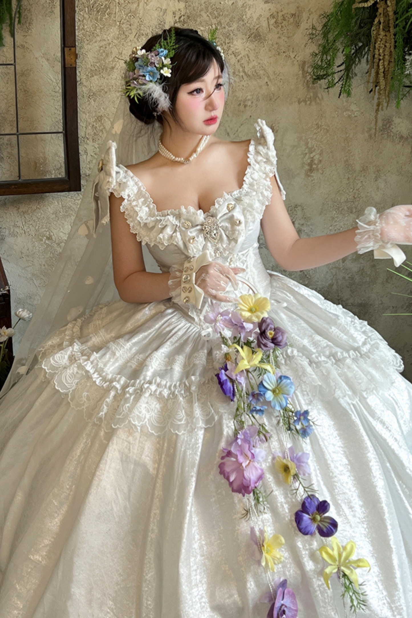 Off-shoulder Sweet Clara Lolita Dress