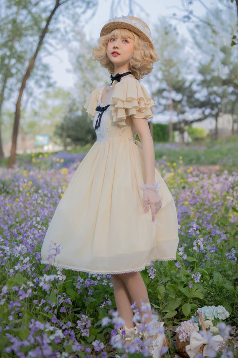 Retro Memory Flare Lolita Dress