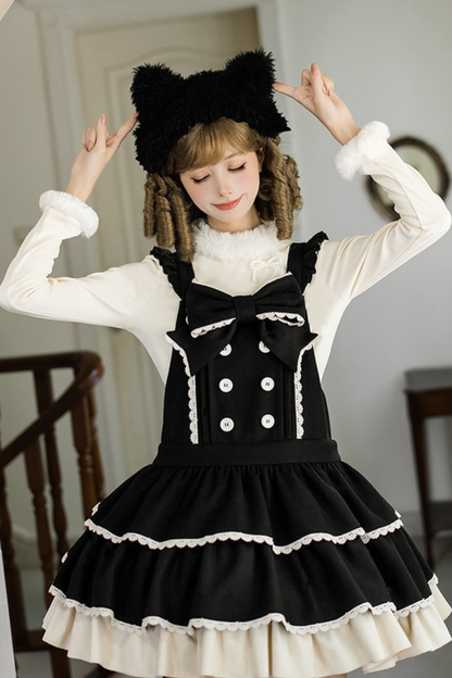 Doll Lolita Dress + Top + Animal Leg Loops + Animal Headband