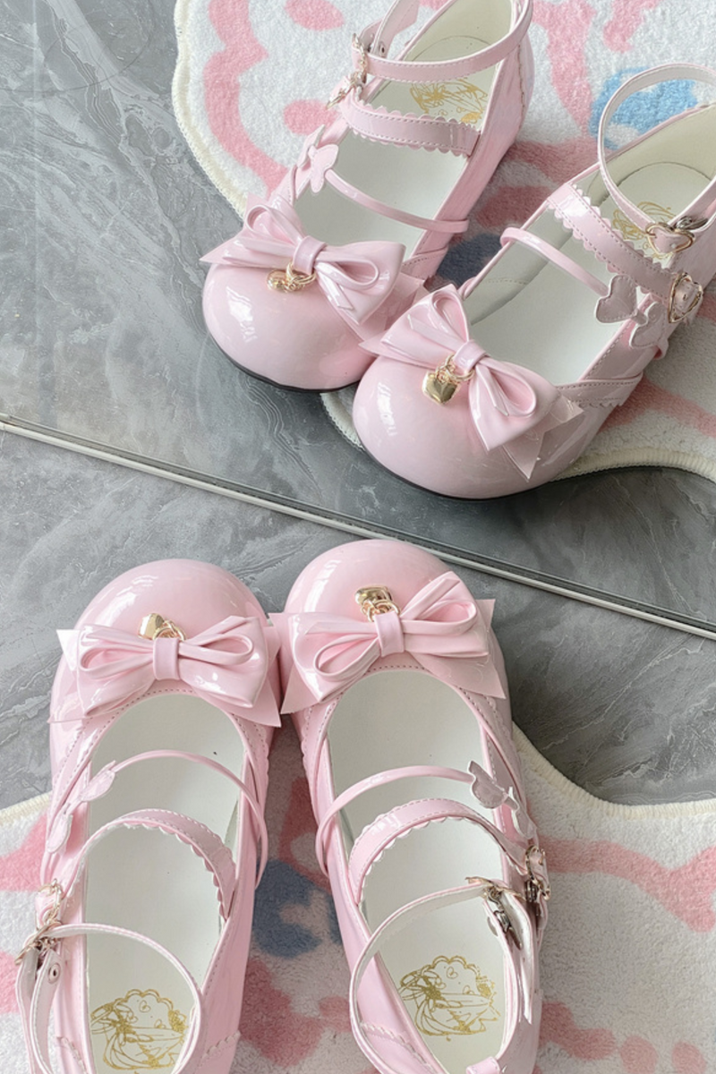 Biscuit Lolita Heel Round Toe Shoes