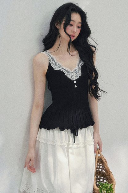 French Lace Jacket + Camisole