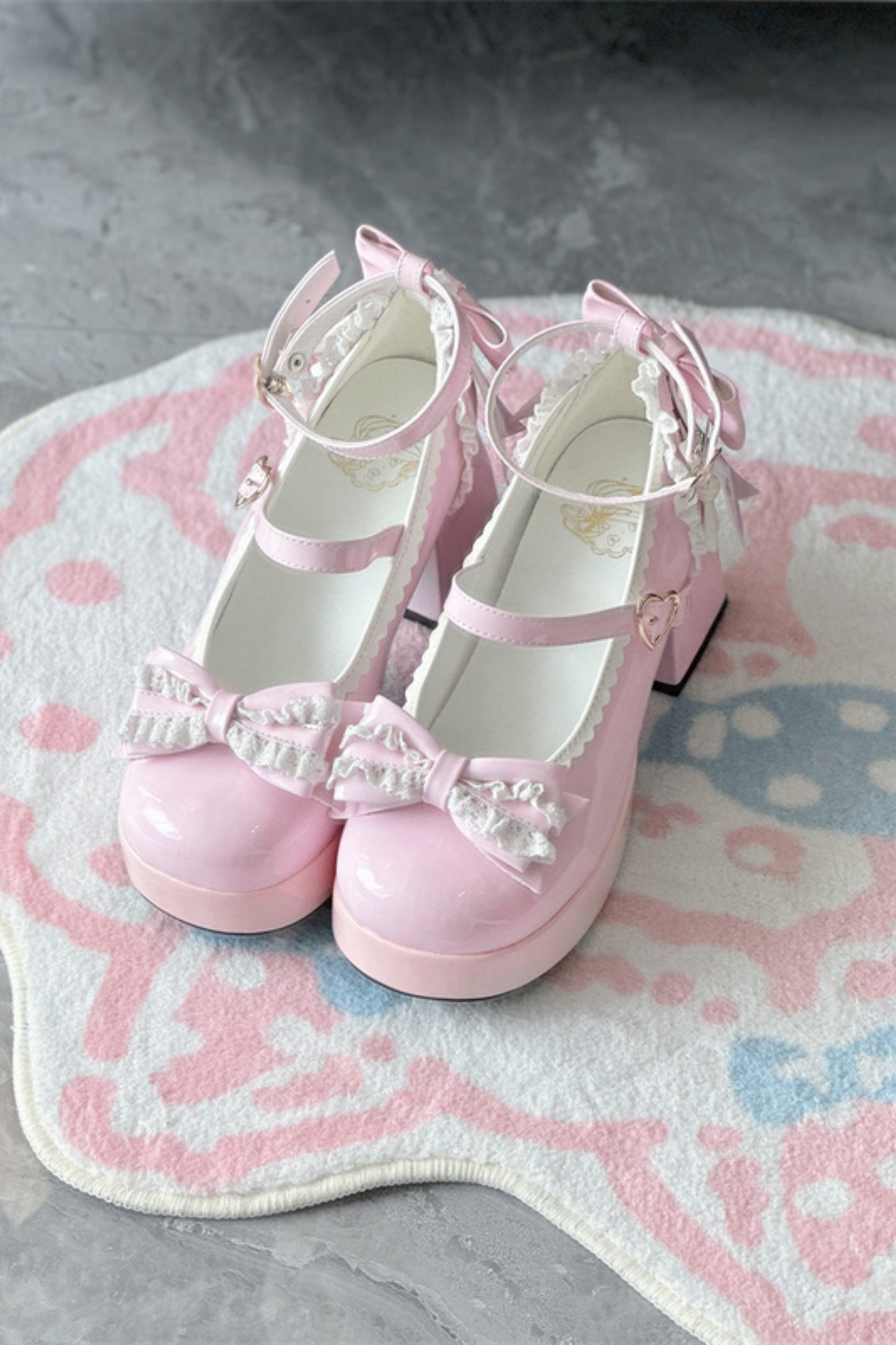 Ruffle Ribbon Lolita Shoes