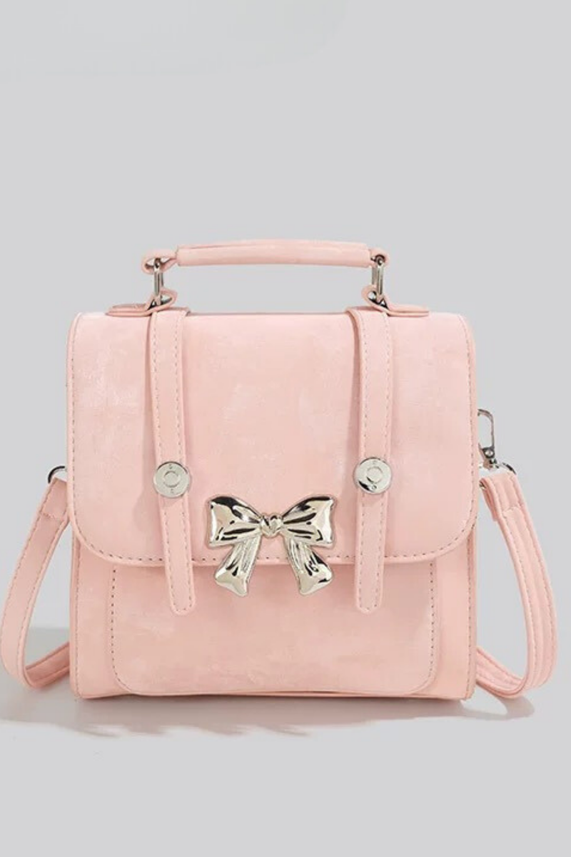 Silver Ribbon Y2k Bag