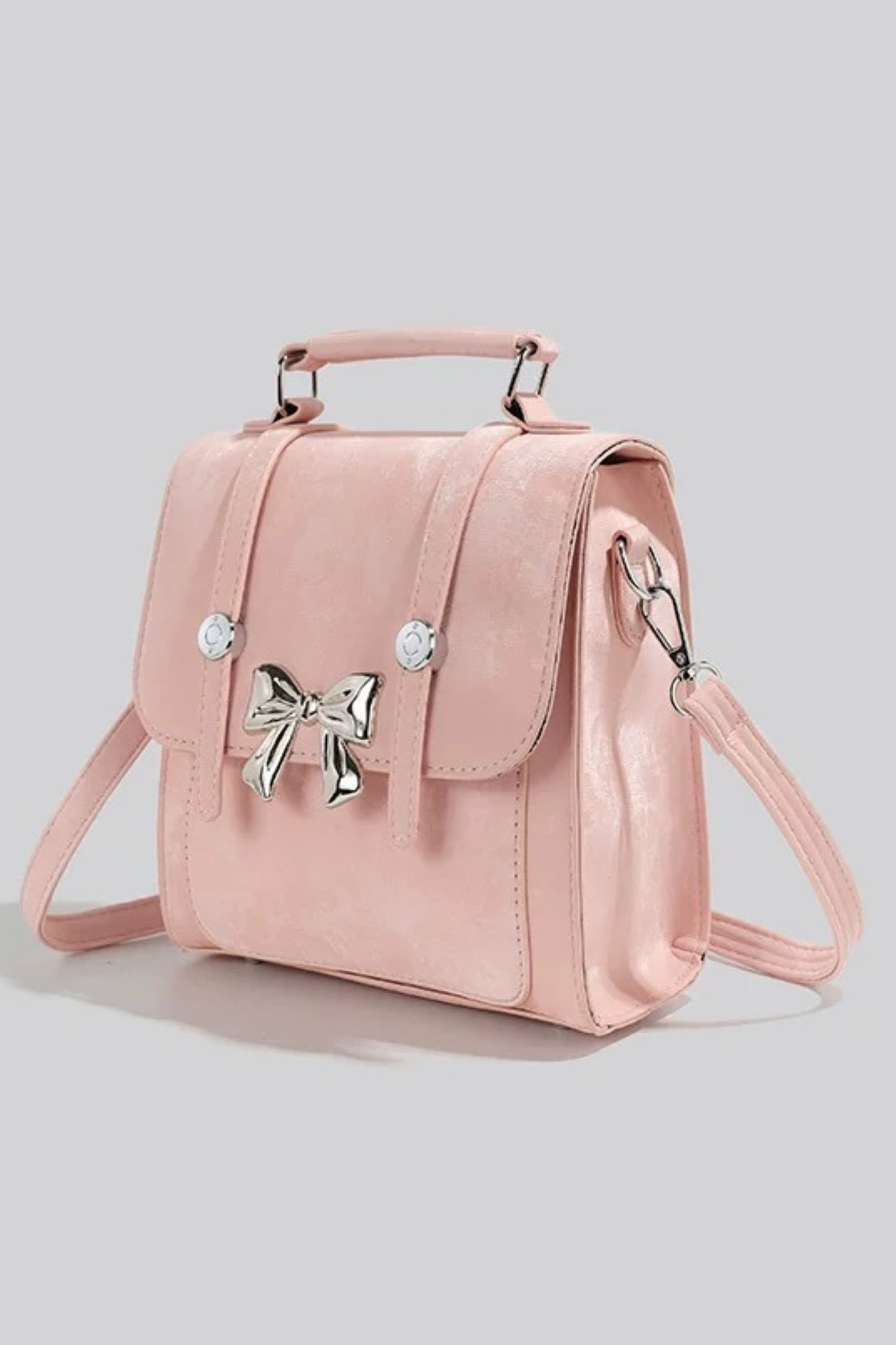 Silver Ribbon Y2k Bag